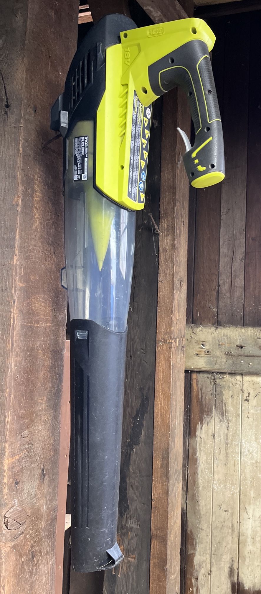 Ryobi Blower (tool only) Lightly Used