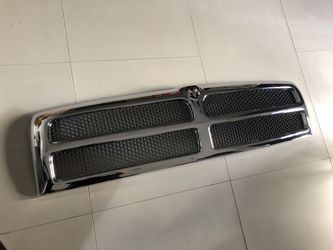 94-01 Dodge Ram chrome grill grille with emblem NEW