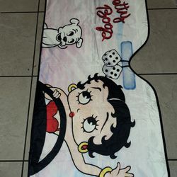 Custom Betty Boop windshield cover