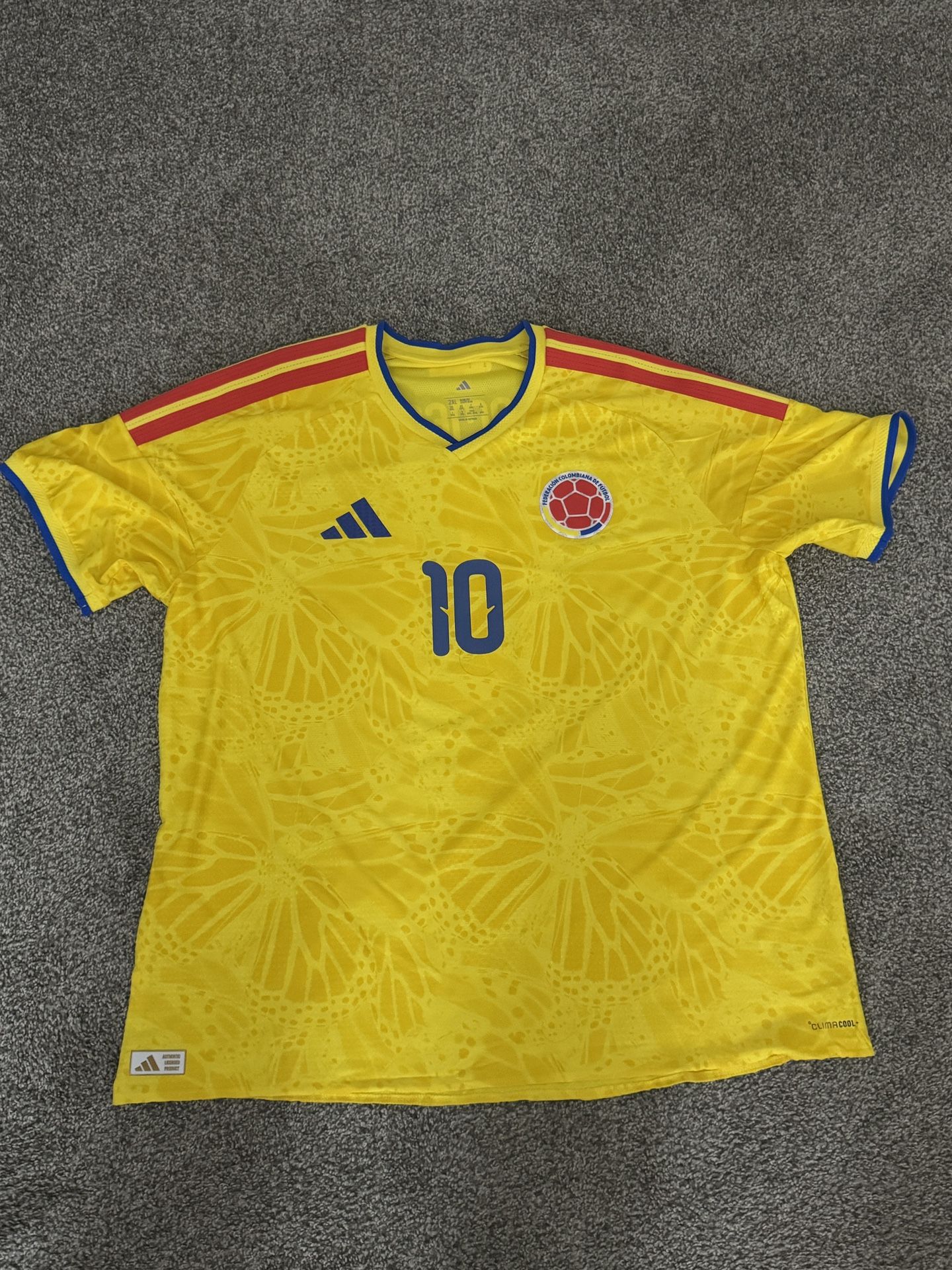 Colombia National 2026 World Cup Jersey Authethic