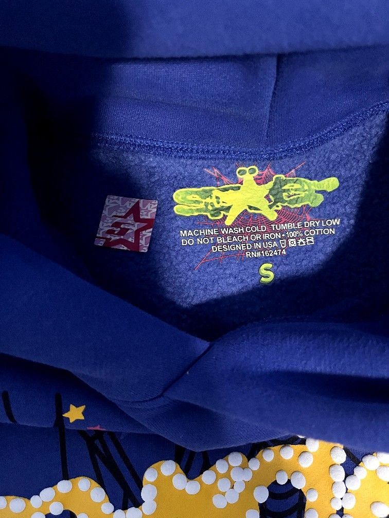 Blue spider Hoodie