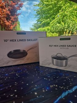Sauce pan & skillet combo