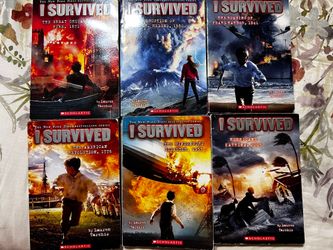 I Survived Books. Set of 5. Chicago, Hindenburg, Katrina, Pearl Harbor, American Revolution, Mount St. Helen’s