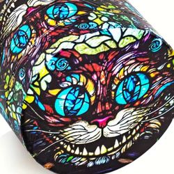 SALE Spice Grinder High Quality Zinc Magnetic Lid Cheshire Cat Alice in Wonderland