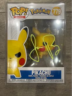 Jason Paige signed Pokemon Funko pop