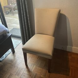 Pottery Barn Beige Chair