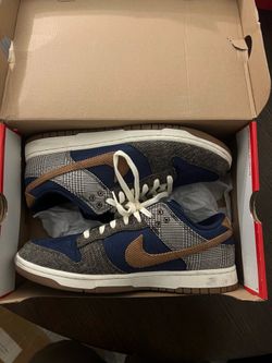 Nike Dunk Low (Blue/Brown Plaid) – Men’s Size 12