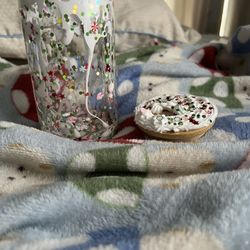 Christmas Theme Snowglobe Tumbler 