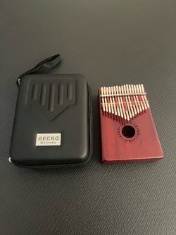 GECKO Kalimba (Thumb Piano) + Case – Excellent Condition