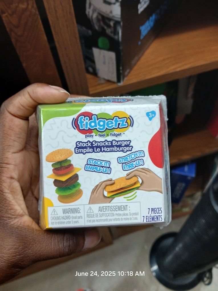 Fidgets Stack Snacks Burger