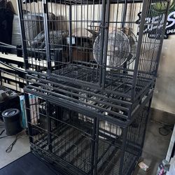 Large Steel Dog Crate