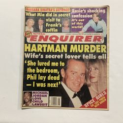 The National Enquirer Vintage “HartMan Murder” Issue & More June 1998 Edition