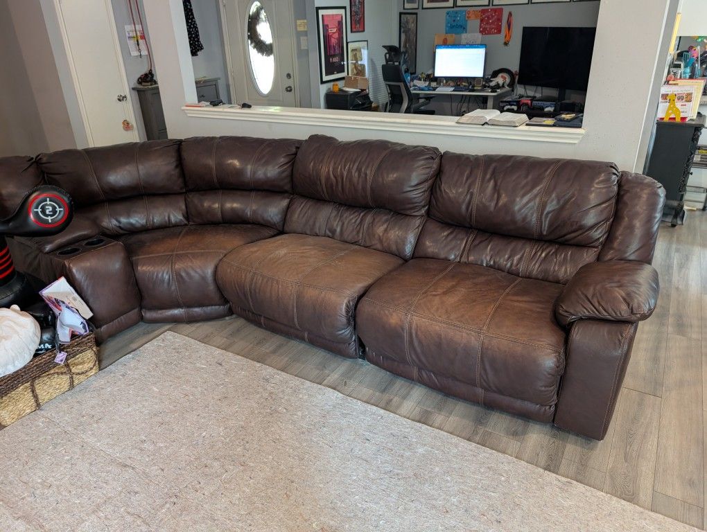 Brown sectional Sofa