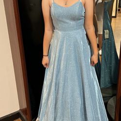 Blue Prom Dress