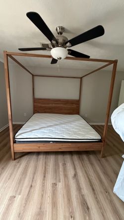 King size bed & mattress!