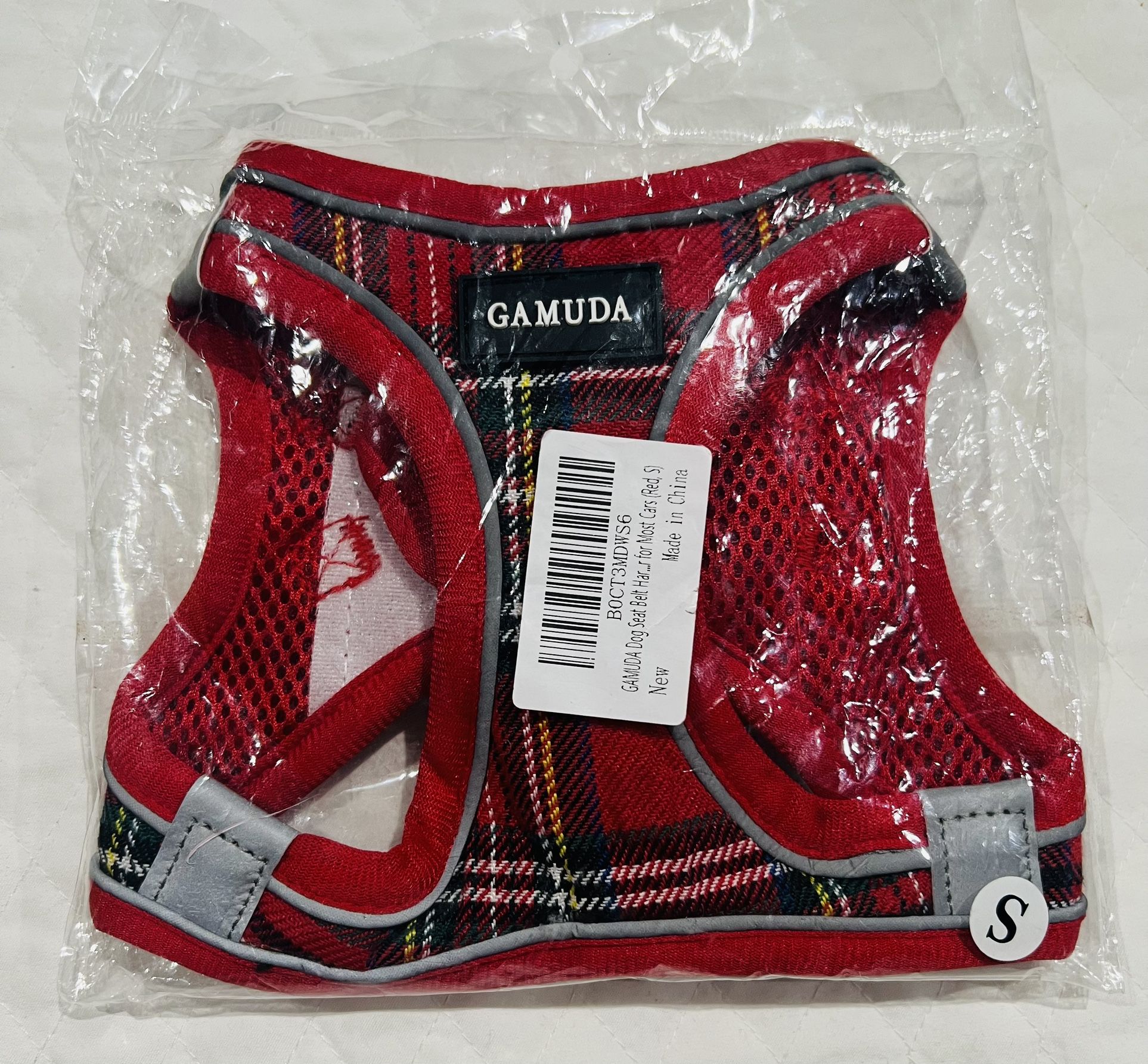 Dog Cat Rabbit Seat Belt Harness For Most Cars Color Red Small For Pet