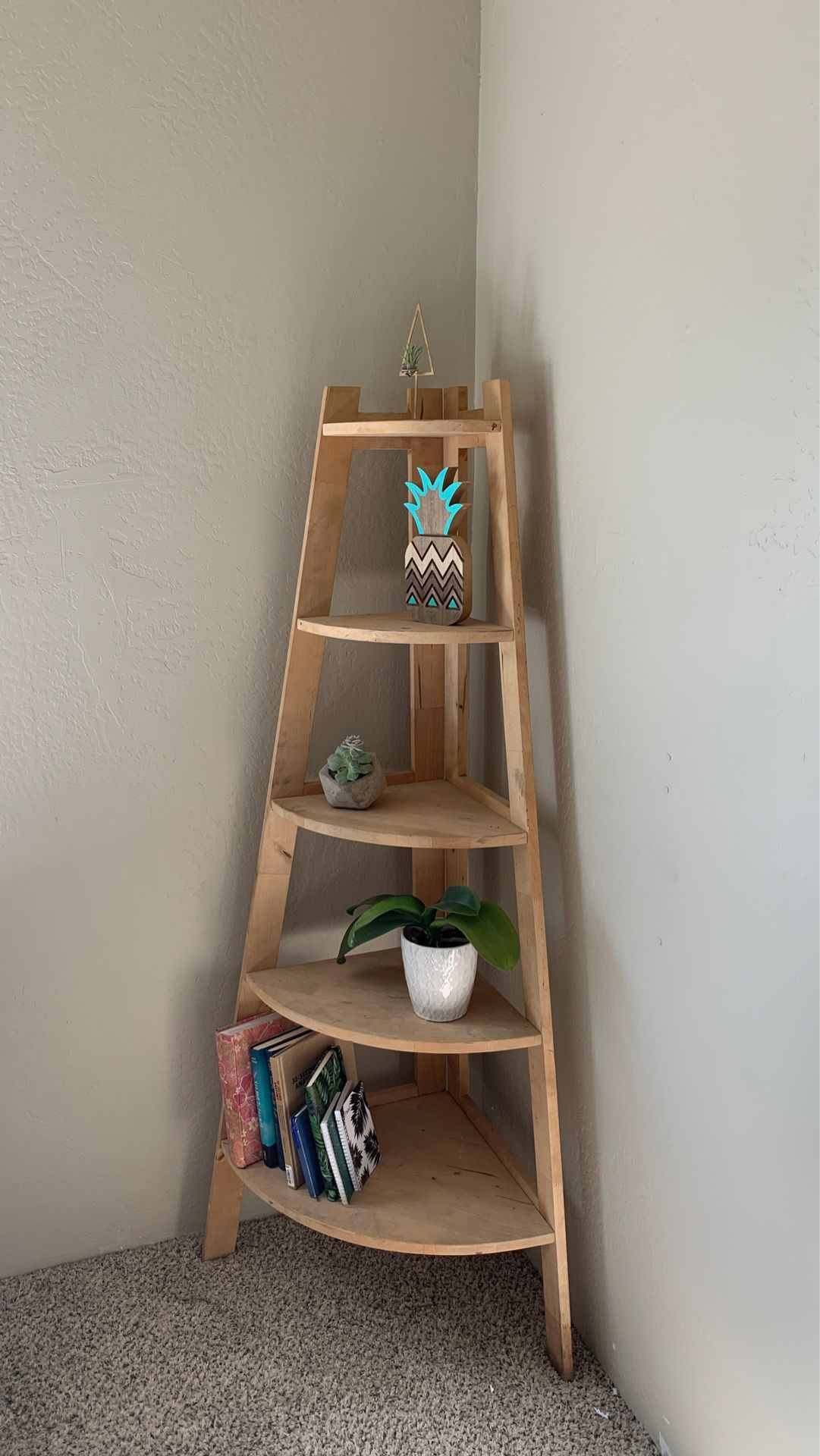 Corner Bookshelf or Plant stand