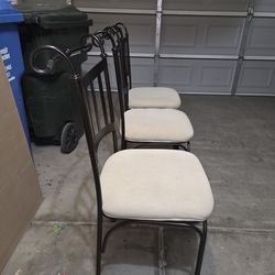 Metal chairs