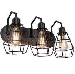 Black Vanity Light