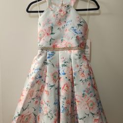 NWT RARE EDITIONS FLORAL GIRLS DRESS SIZE 12
