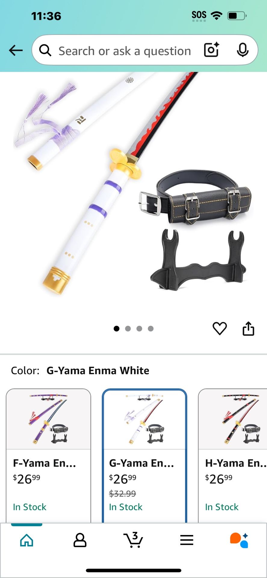 Cold Blade Zoro Sword