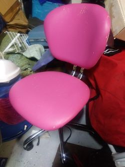Pink office chair