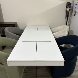 Dining Table For 4 To 6 People With Four Chairs