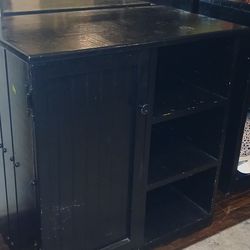 Nice Antique  bedside, Black dresser ~ $35