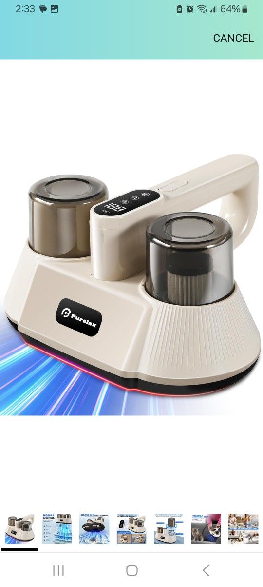 Bed Vacuum Cleaner $25