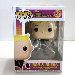 1581 Ron & Rufus Funko Pop Disney Kim Possible MIB