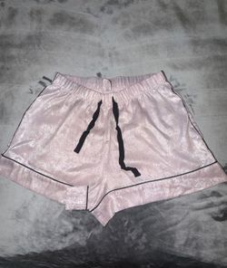 Victoria’s Secret Pink Satin Pajama Shorts Size S