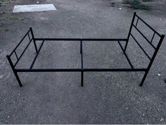 Twin bedframe metal collapsible