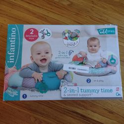 INFANITINO 2 IN 1 TUMMY TIME 