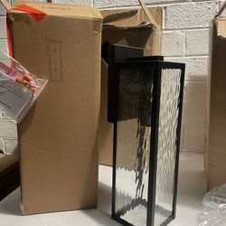 2-Pack Outdoor Wall Lanterns 16”