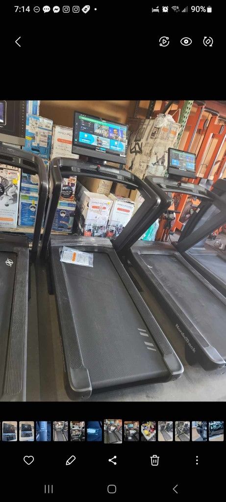 Orange County CA - Nordictrack Commercial Treadmill 2025 Lineup - Commercial 1750 (1300$) and Commercial 2450 (1600$) and X24 incline treadmill