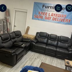 GORGEOUS DETAILED SOFA AND LOVESEAT! DELIVERY TODAY! ZERO DOWN! NO CREDIT NEEDED! 