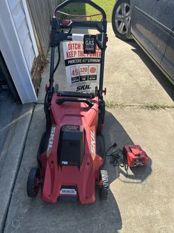 New Skil Lawnmower .