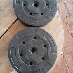 Weight Plates 2-25lb 