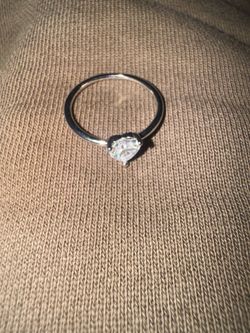 Women Heart Moissanite Ring