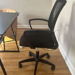 Desk And Ergonomic Office Chair 