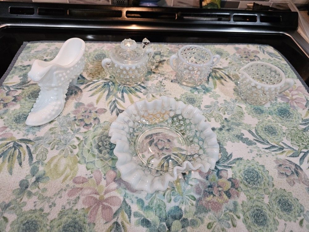 Fenton Hobnail Lot