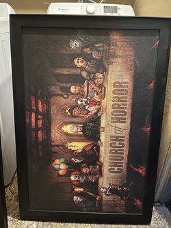 Church of Horror & Joker Framed Art Print