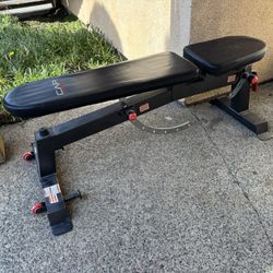 Adjustable Weights Bench $45Firm