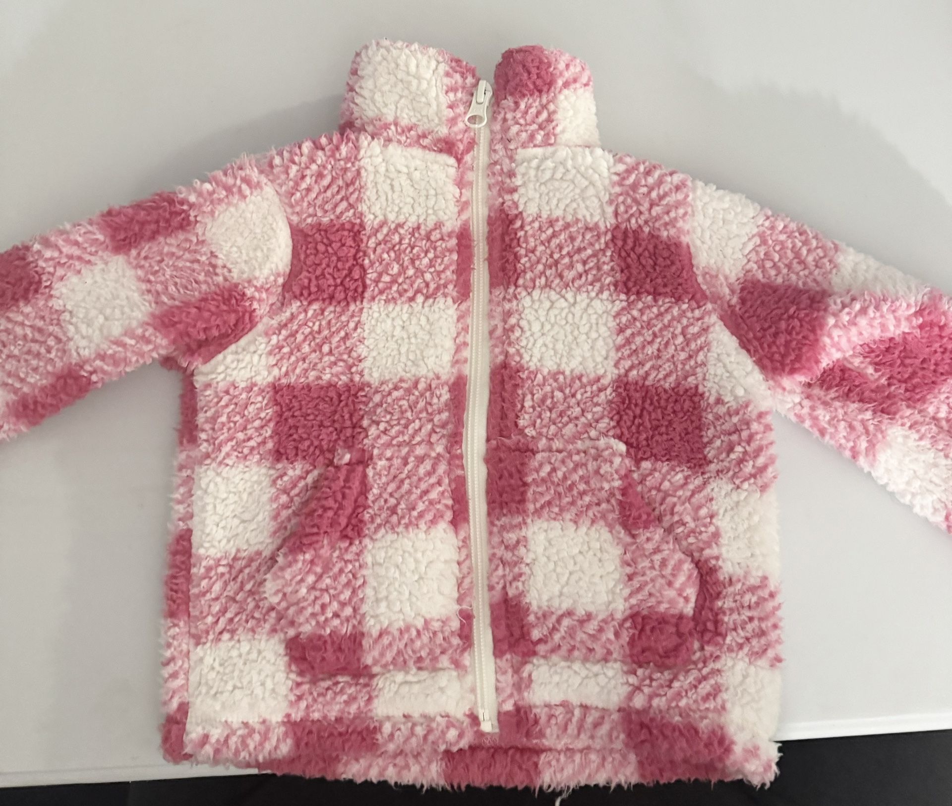Pink Plaid Jacket