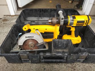 18v Dewalt Hammer Drill & Saw