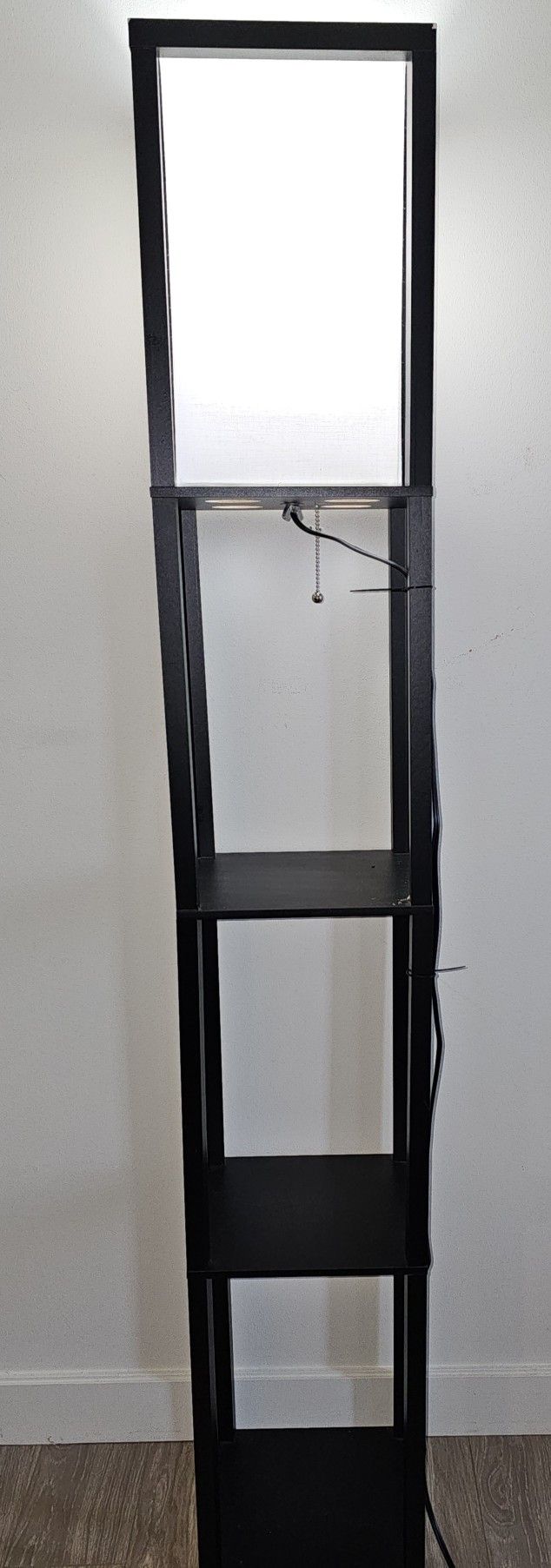 63" Shelving Unit Floor Lamp (2)