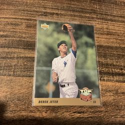 1993 Upper Deck Derek Jeter Rookie Baseball Card New York Yankees Legend HOF 