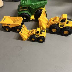 John Deere & Construction Toy Trucks Lot