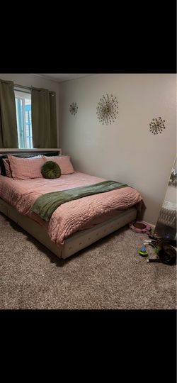 Queen bed + mattress NEED GONE ASAP