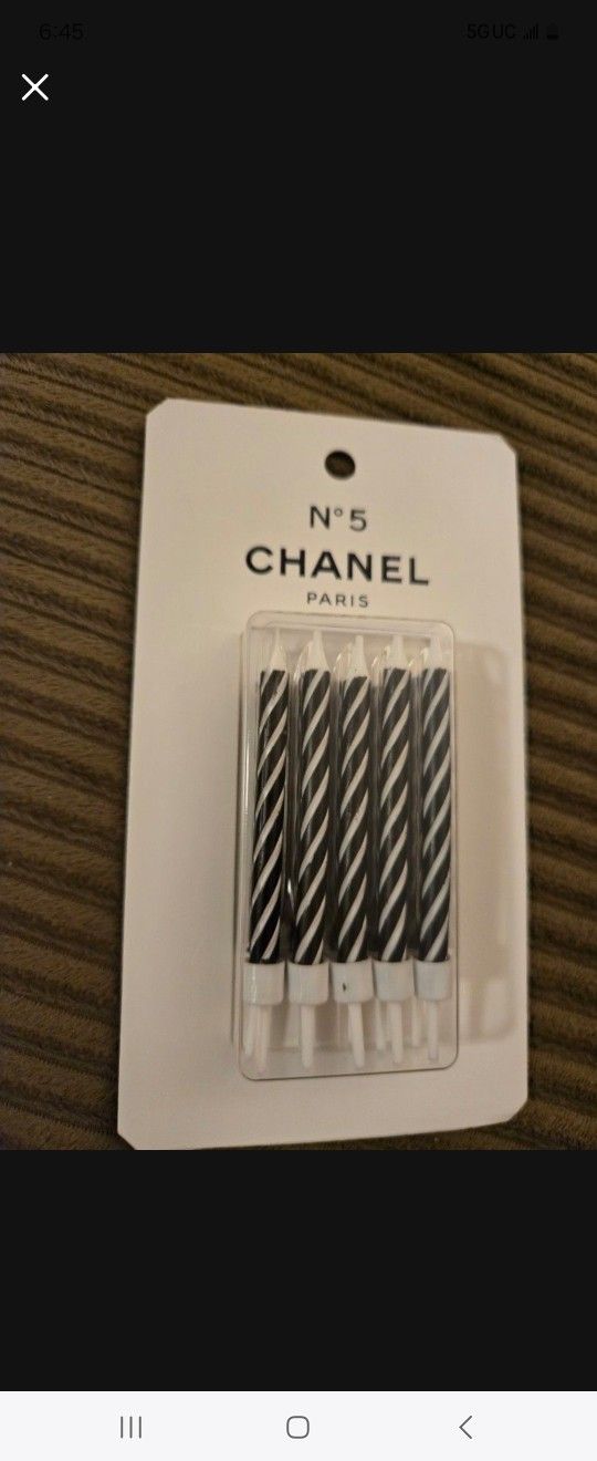 Chanel Birthday Candles. Original 